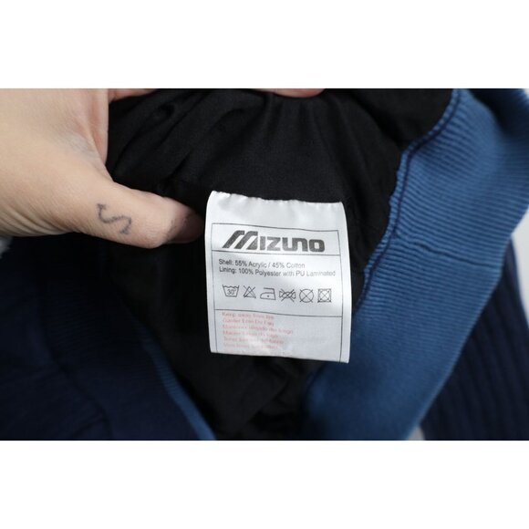 Vintage Mizuno Golf Mens M Spell Out Ribbed Knit WindLite Sweater Jacket Swacket - Picture 9 of 13